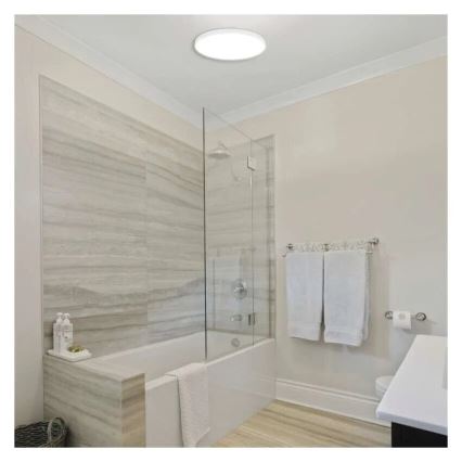 LED Kúpeľňové stropné svietidlo LED/15W/230V 3000/4000/5700K IP55 biela