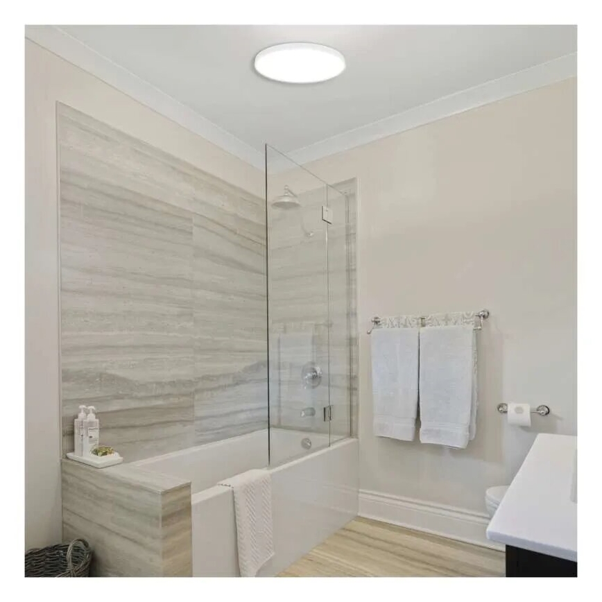 LED Kúpeľňové stropné svietidlo LED/15W/230V 3000/4000/5700K IP55 biela