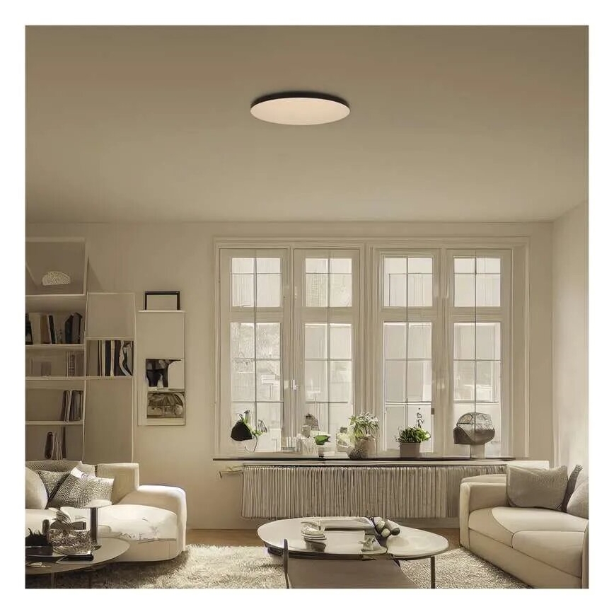 LED Kúpeľňové stropné svietidlo LED/15W/230V 3000/4000/5700K IP55 čierna