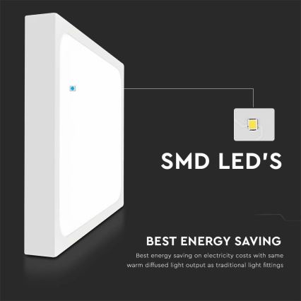 LED Kúpeľňové stropné svietidlo LED/24W/230V 3000K IP44 biela