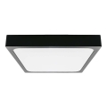 LED Kúpeľňové stropné svietidlo LED/30W/230V 3000K IP44 42x42 cm čierna