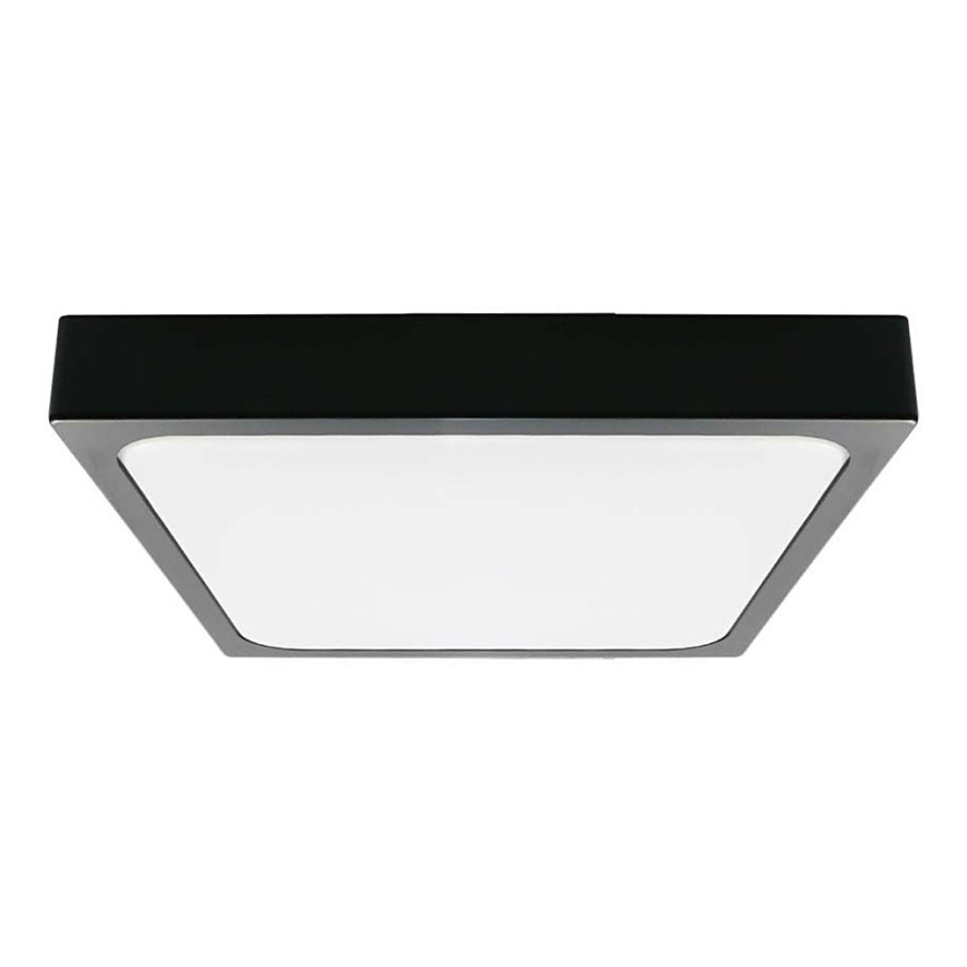 LED Kúpeľňové stropné svietidlo LED/30W/230V 3000K IP44 42x42 cm čierna