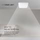 LED Kúpeľňové stropné svietidlo LED/48W/230V 3000K IP44 biela