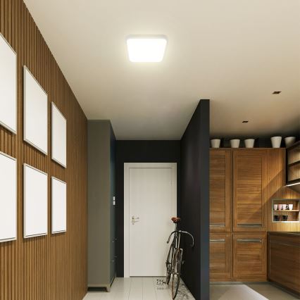 LED Kúpeľňové stropné svietidlo SAMSUNG CHIP LED/48W/230V IP44 4000K 42x42 cm biela