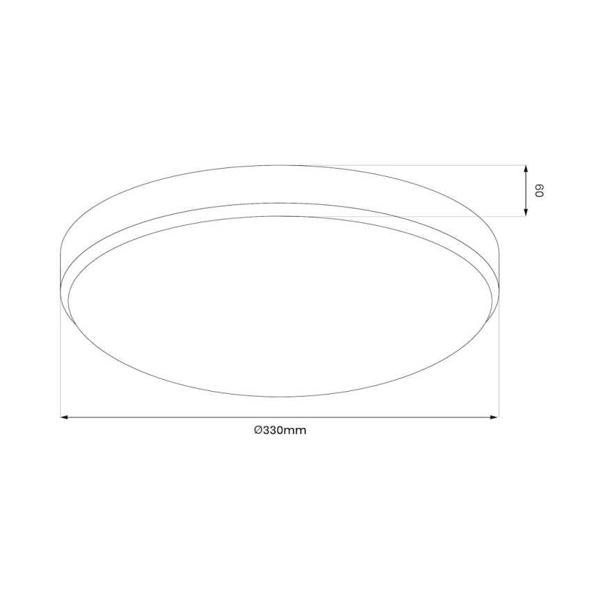 LED Kúpeľňové stropné svietidlo MAYA LED/15W/230V pr. 33 cm IP44 zlatá