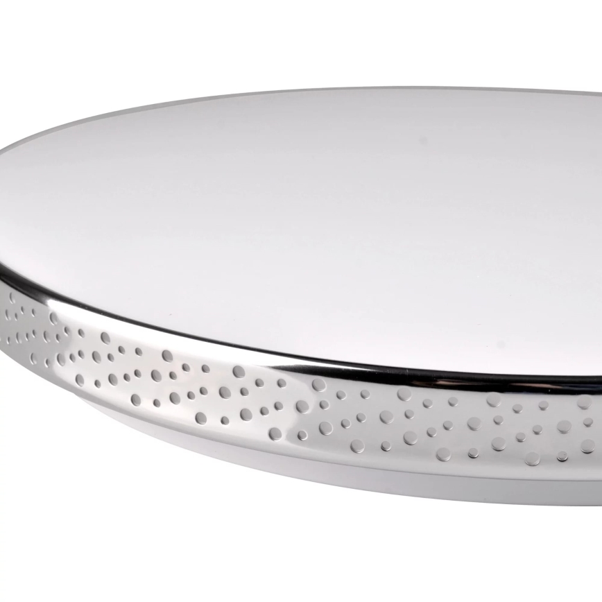 LED Kúpeľňové stropné svietidlo MOON LED/18W/230V lesklý chróm IP44