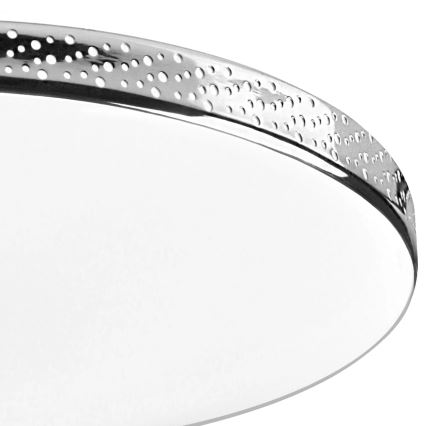 LED Kúpeľňové stropné svietidlo MOON LED/18W/230V lesklý chróm IP44