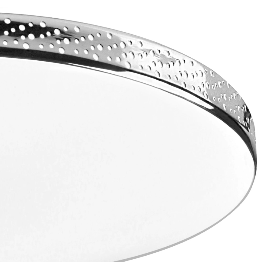 LED Kúpeľňové stropné svietidlo MOON LED/18W/230V lesklý chróm IP44