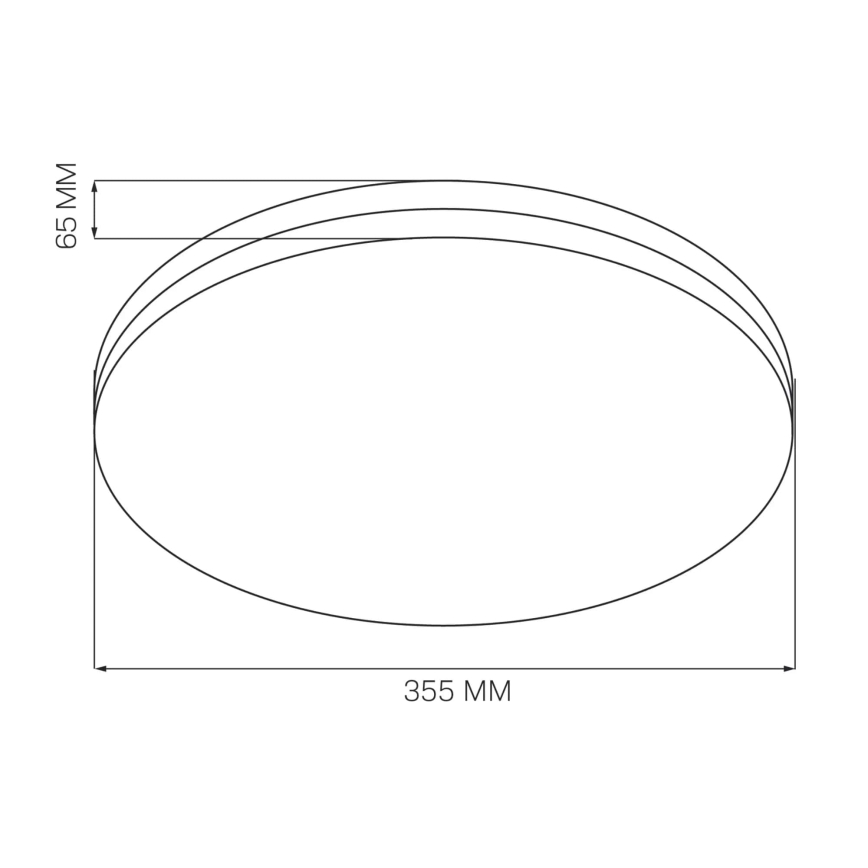 LED Kúpeľňové stropné svietidlo MOON LED/18W/230V lesklý chróm IP44
