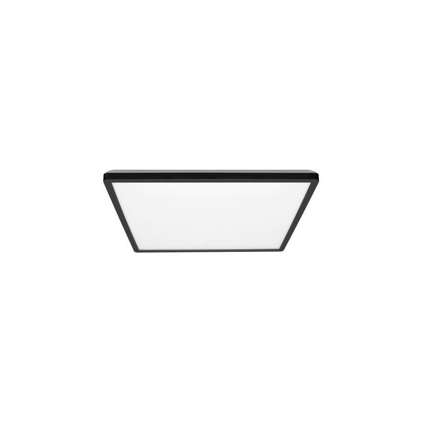 LED Kúpeľňové stropné svietidlo NIVERA LED/12W/230V IP54 3000/4000/6000K 22,5x22,5 cm čierna