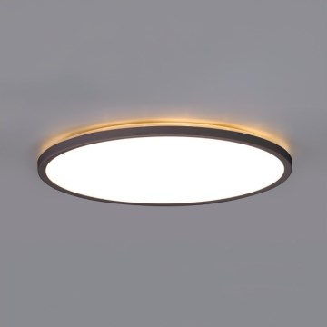 LED Kúpeľňové stropné svietidlo NIVERA LED/18W/230V IP54 3000/4000/6000K pr. 30 cm čierna