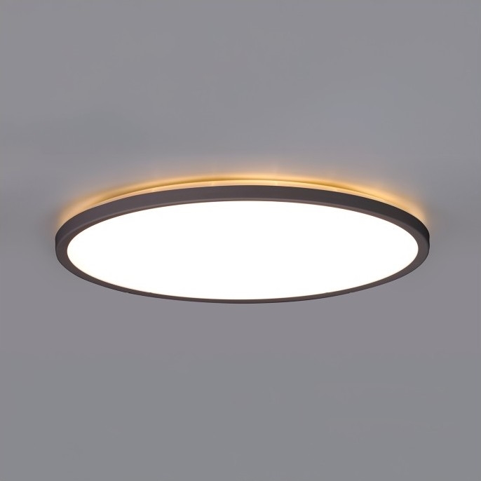 LED Kúpeľňové stropné svietidlo NIVERA LED/18W/230V IP54 3000/4000/6000K pr. 30 cm čierna