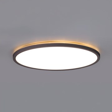 LED Kúpeľňové stropné svietidlo NIVERA LED/24W/230V IP54 3000/4000/6000K pr. 30 cm čierna