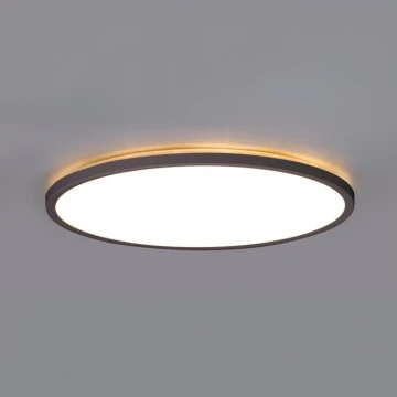 LED Kúpeľňové stropné svietidlo NIVERA LED/24W/230V IP54 3000/4000/6000K pr. 30 cm čierna
