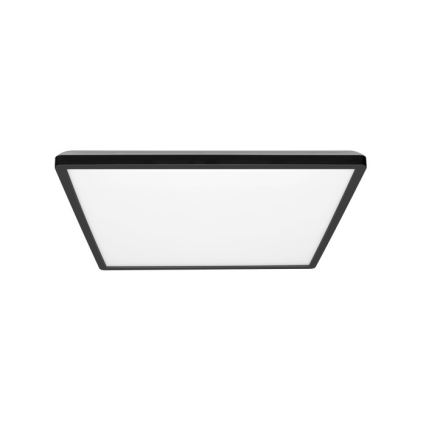 LED Kúpeľňové stropné svietidlo NIVERA LED/24W/230V IP54 3000/4000/6000K 30x30 cm čierna