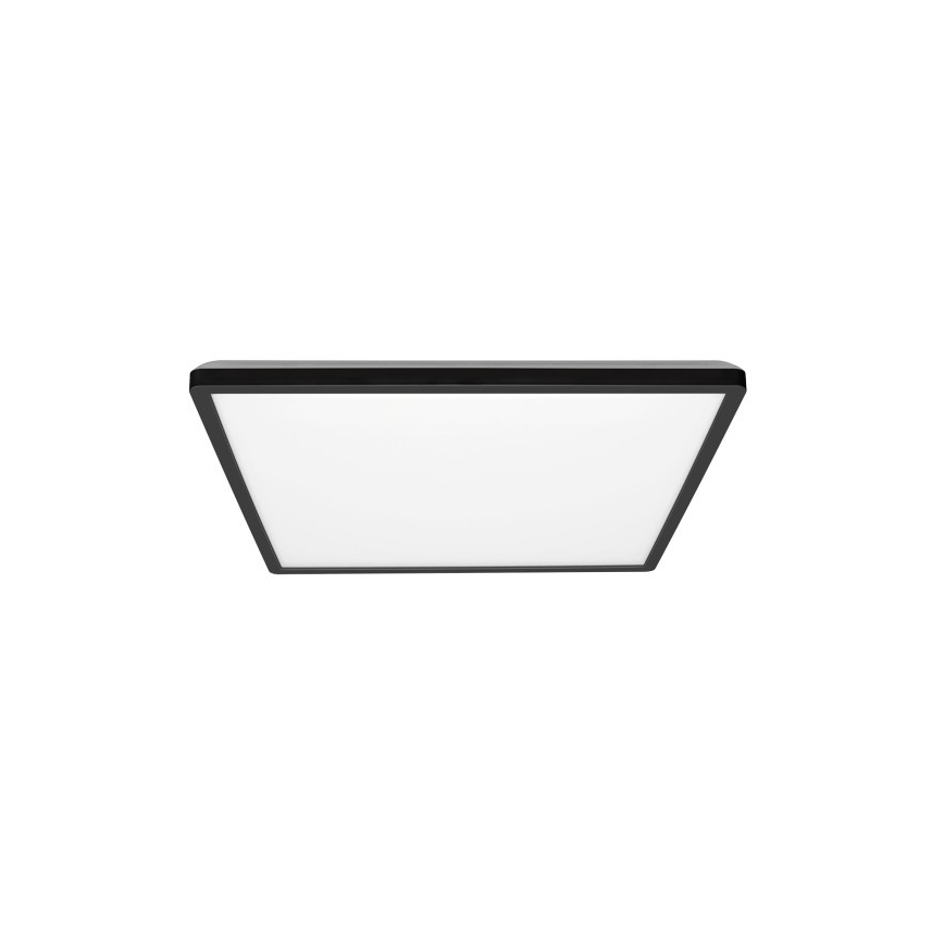 LED Kúpeľňové stropné svietidlo NIVERA LED/24W/230V IP54 3000/4000/6000K 30x30 cm čierna