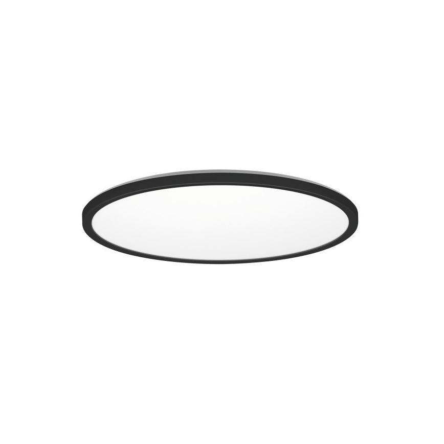 LED Kúpeľňové stropné svietidlo NIVERA LED/24W/230V IP54 3000/4000/6000K pr. 30 cm čierna
