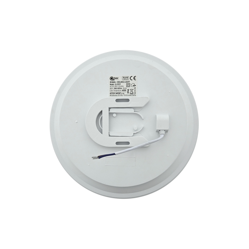 LED kúpeľňové stropné svietidlo RIMA LED/10W/230V pr. 22,5 cm IP44 biela