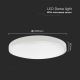 LED Kúpeľňové stropné svietidlo so senzorom LED/18W/230V 3000K IP44 biela + diaľkové ovládanie