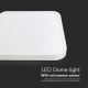 LED Kúpeľňové stropné svietidlo so senzorom LED/18W/230V 4000K IP44 biela + diaľkové ovládanie