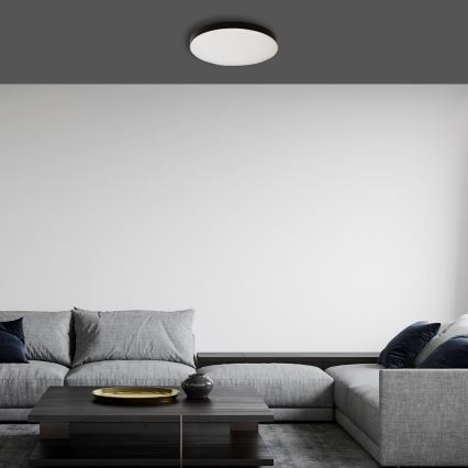 LED Kúpeľňové stropné svietidlo so senzorom MAYA LED/13W/230V pr. 33 cm IP44 čierna