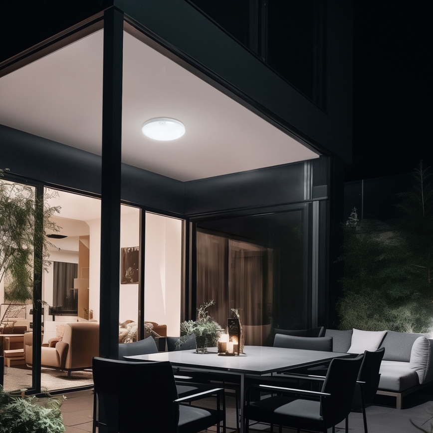 LED Kúpeľňové nástenné svietidlo so senzorom pohybu NYMPHEA PROXI LED/18W/230V IP54 3000K