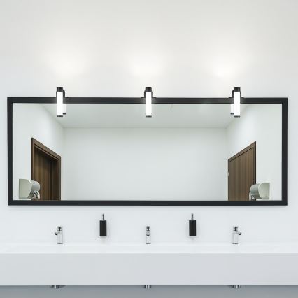 LED kúpeľňové zrkadlové osvetlenie APA MINI LED/4W/230V IP44 čierne