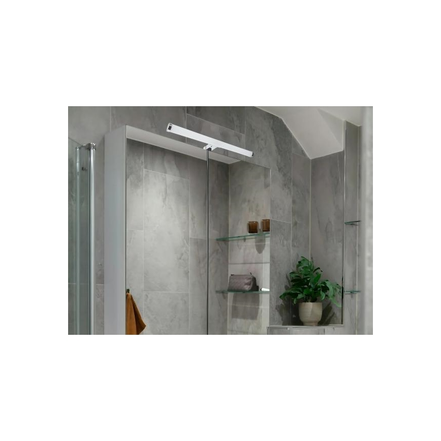 LED Kúpeľňové zrkadlové osvetlenie LED/10W/230V 45 cm IP44 lesklý chróm