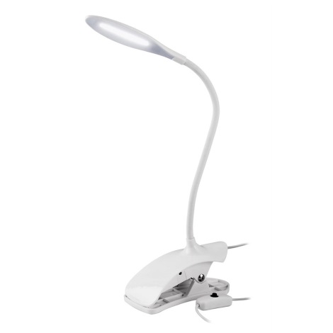 LED lampa s klipem LED/4,8W/USB