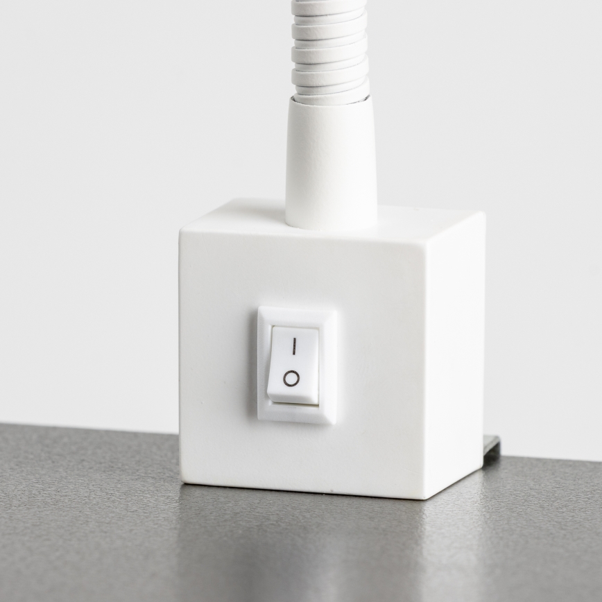 LED lampa s klipom 1xGU10/4,7W/230V biela