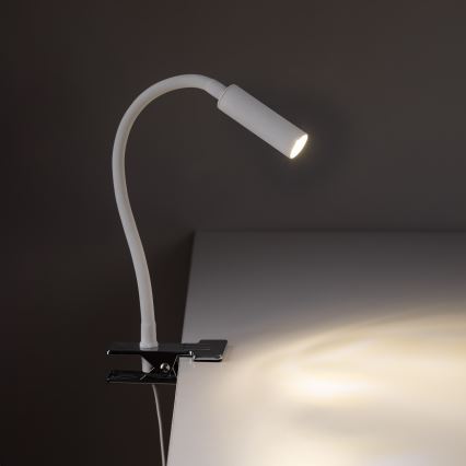 LED Lampa s Klipom LAGOS 1xG9/3W/230V 4000K biela