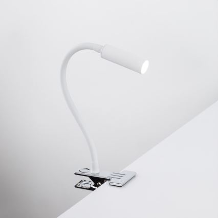 LED Lampa s Klipom LAGOS 1xG9/3W/230V 4000K biela