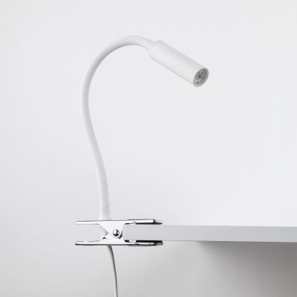 LED Lampa s Klipom LAGOS 1xG9/3W/230V 4000K biela