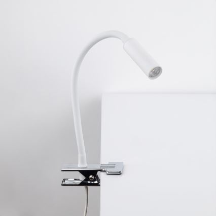 LED Lampa s Klipom LAGOS 1xG9/3W/230V 4000K biela