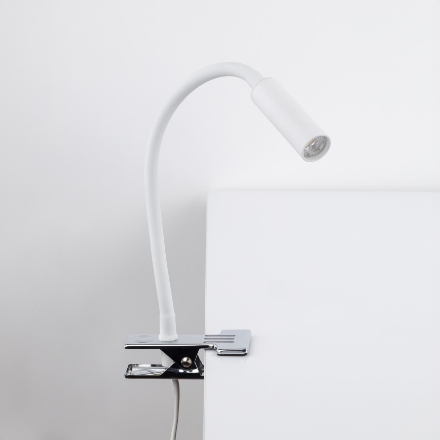 LED Lampa s Klipom LAGOS 1xG9/3W/230V 4000K biela