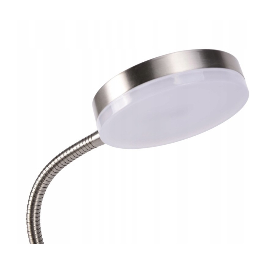 LED lampa s klipom LED/3,2W/230V matný chróm