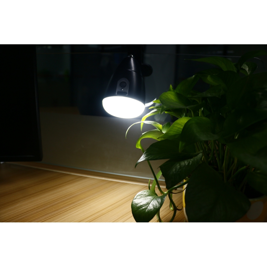 LED Lampička KLIP s USB nabíjaním LED/5W/5V 4000K
