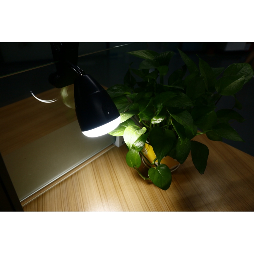 LED Lampička KLIP s USB nabíjaním LED/5W/5V 4000K