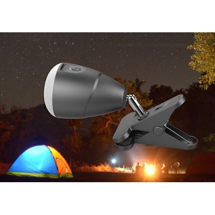 LED Lampička KLIP s USB nabíjaním LED/5W/5V 4000K