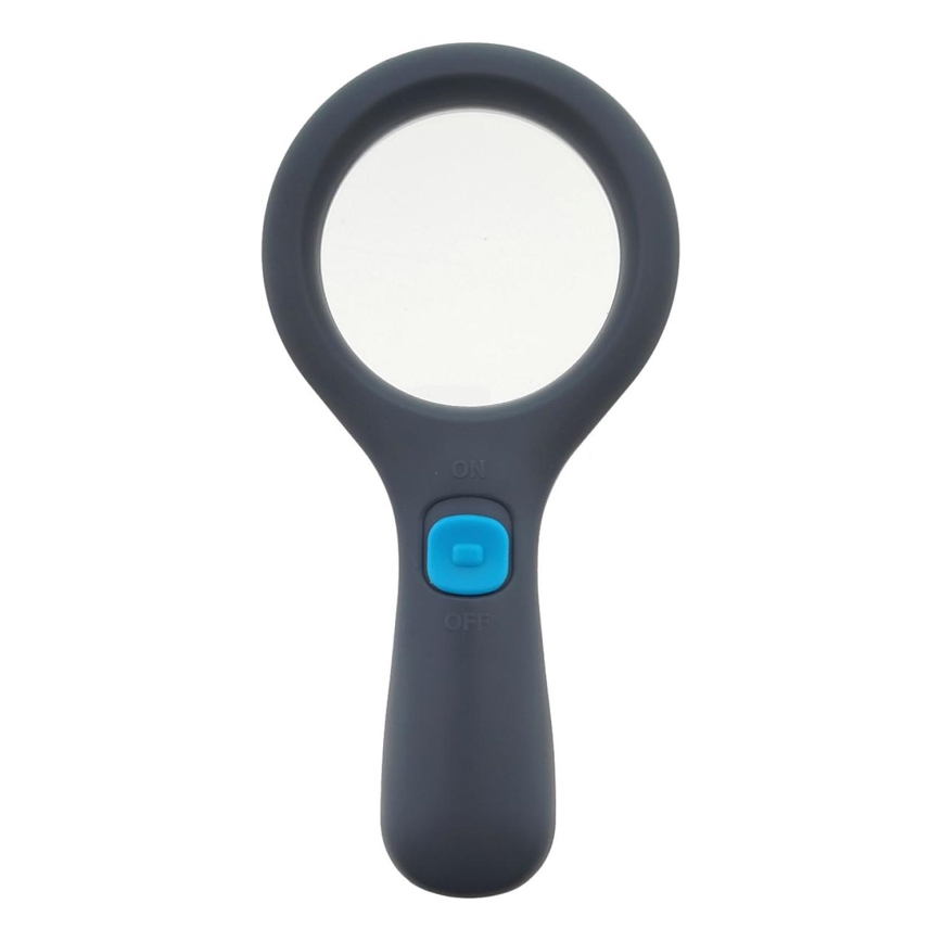 LED lupa 3× zväčšenie s LED podsvietením/3W/2xAAA IP22