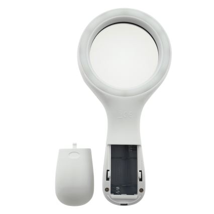 LED lupa 3× zväčšenie s LED podsvietením/3W/2xAAA IP22