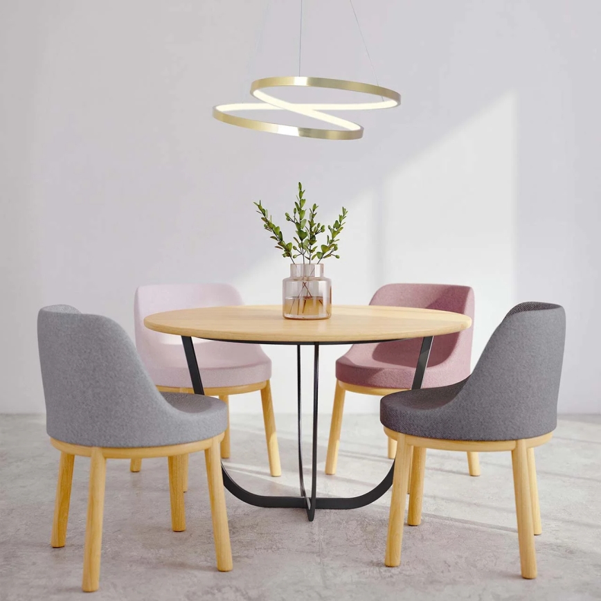 LED luster na kábli ZEFIRA LED/40W/230V 4000K priemer 50 cm zlatý