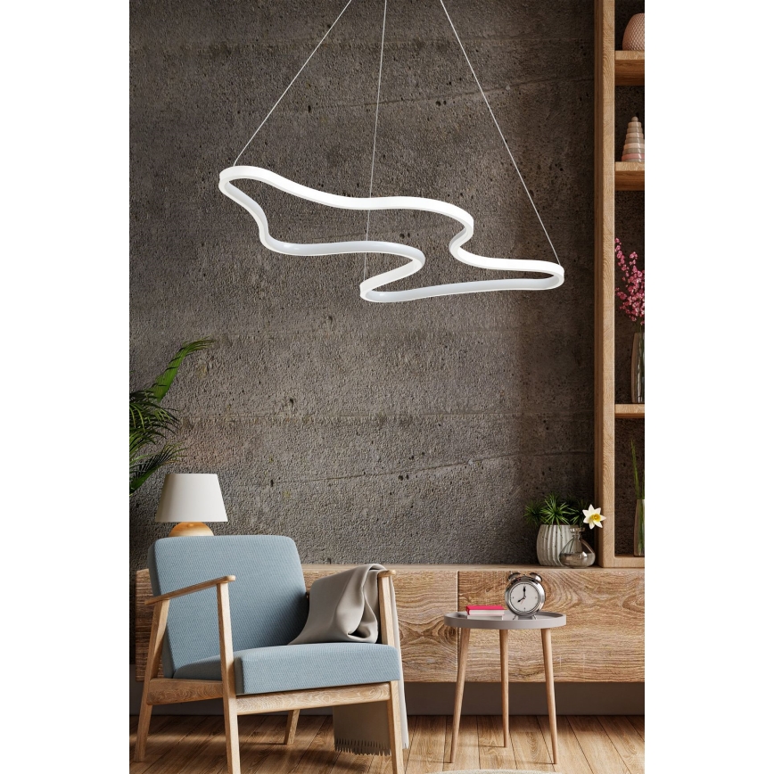 LED luster na lane ARTISAN LED/36W/230V 6500K biela