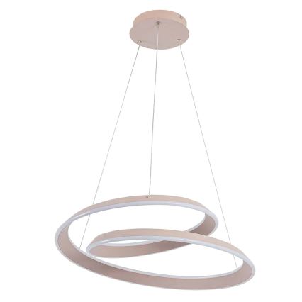 LED luster na lane CASHMERE LED/75W/230V pr. 60 cm biela