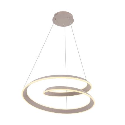LED luster na lane CASHMERE LED/75W/230V pr. 60 cm biela