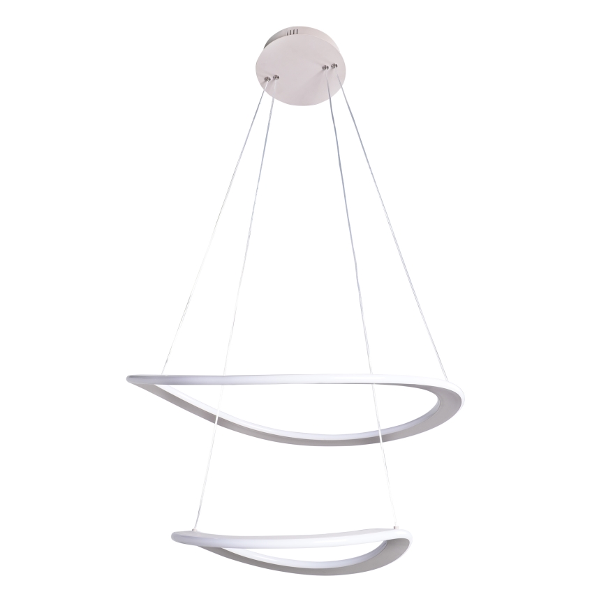 LED luster na lankách CASHMERE LED/75W/230V pr. 59,5 cm biela