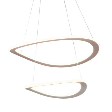 LED luster na lankách CASHMERE LED/75W/230V pr. 59,5 cm biela