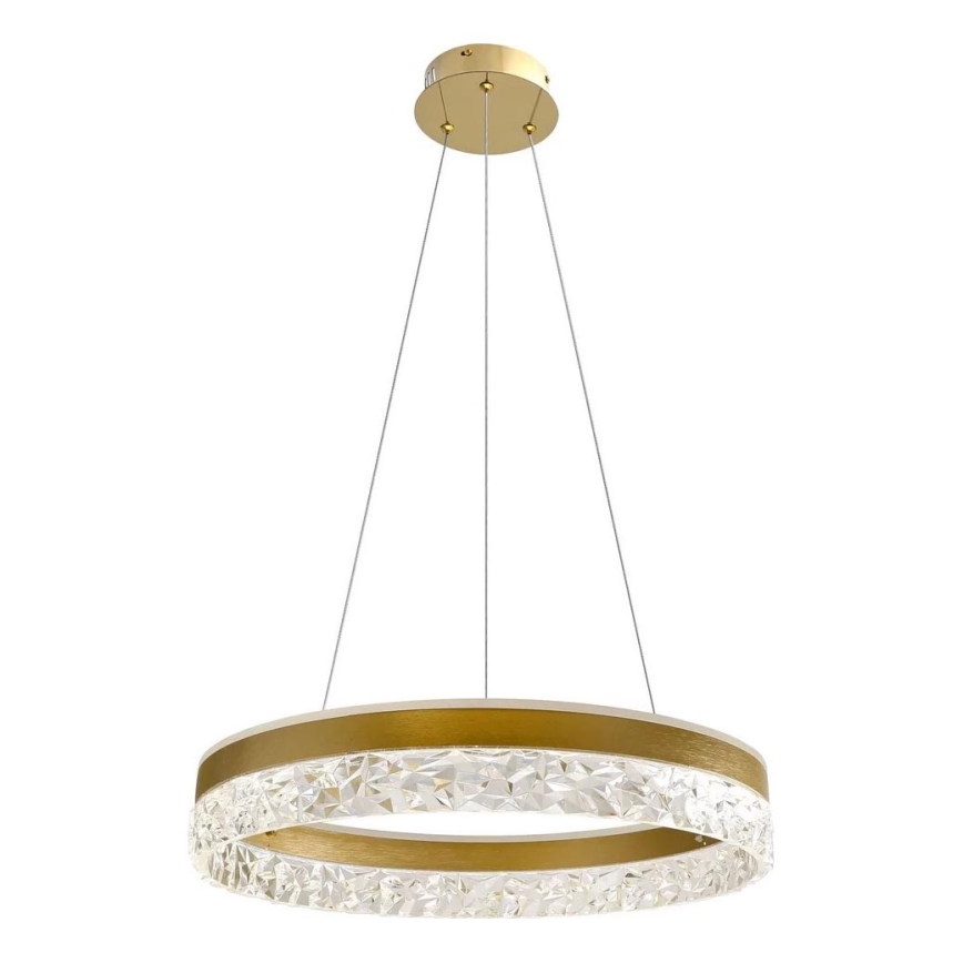 LED Luster na lankách FROZI LED/32W/230V pr. 50 cm zlatá