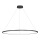 LED luster na lankách SATURNO LED/65W/230V priemer 120 cm IP44 čierny
