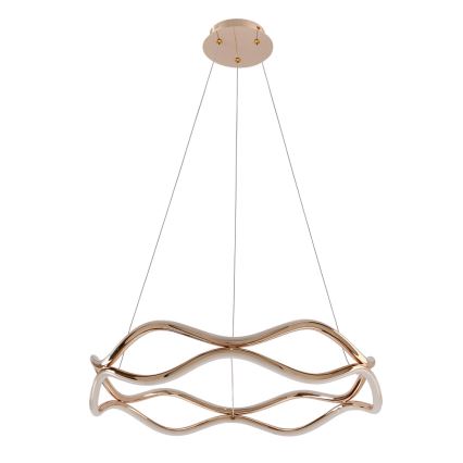 LED luster na lankách VAVE LED/28W/230V ružové zlato